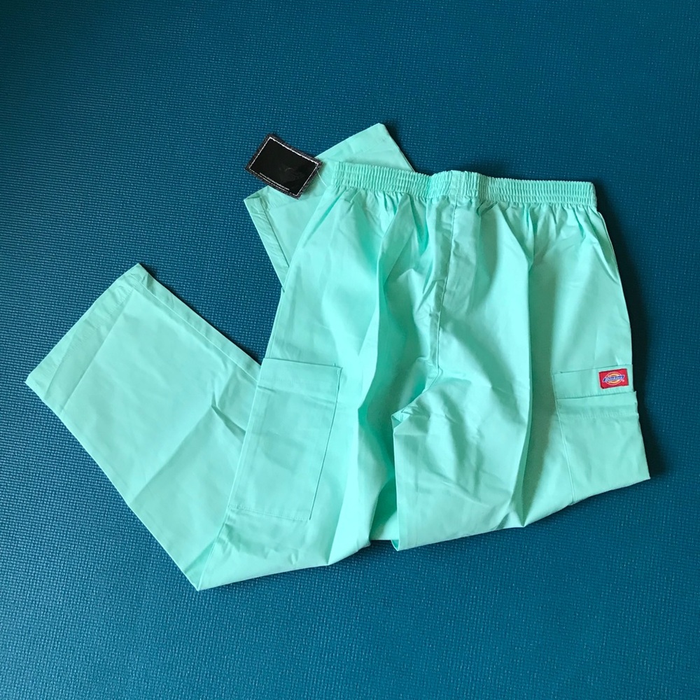 Dickies sea foam green medium petite NWT